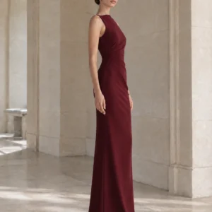 Orbit Oxblood Evening Dress alternate view